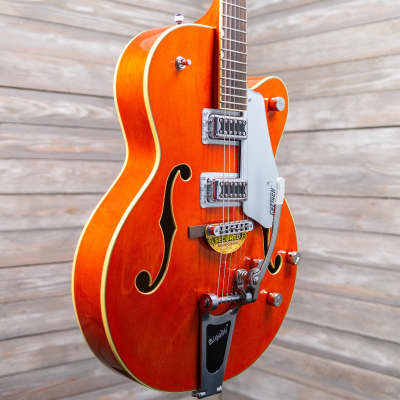 Gretsch G5420T Electromatic Hollow Body Single-Cut with Bigsby - Orange Satin (11512-WH) image 3
