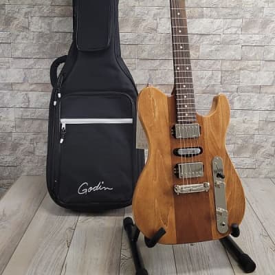 NEW Godin #049295 Radium - Winchester Brown with Rosewood Neck, with Matching Gig Bag image 2