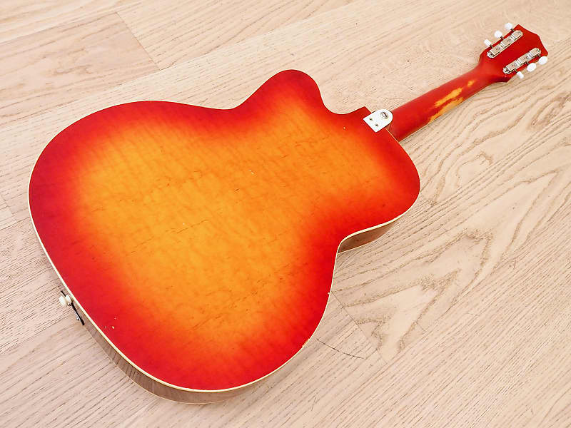 1955 Kay Thin Twin K161 Jimmy Reed Sunburst Vintage Electric