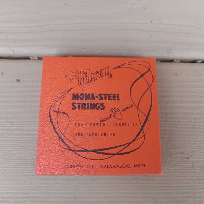 Vintage 1950's Gibson Mona-Steel String Box w/ Packets! Rare, Original Case Candy! image 1