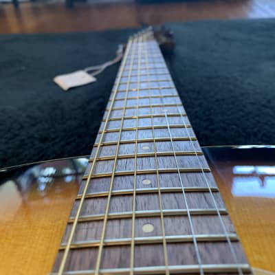 Fender Malibu Player Acoustic-Electric Guitar Sunburst 4lbs, 1oz image 4
