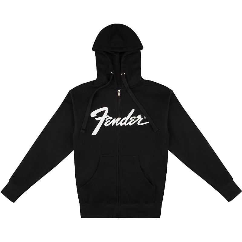 FENDER - Fender Transition Logo Zip Front Hoodie  Black  M - 9113200406 image 1