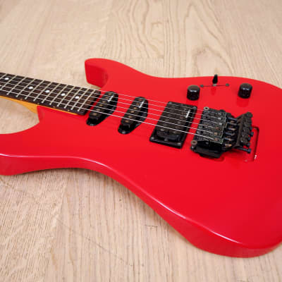 1990 Charvel by Jackson DK-065-SSH Electric Guitar Red Japan