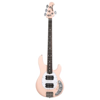 Ernie Ball Music Man Stingray Special 4 HH Bass Guitar w/ Case - Pueblo Pink image 2