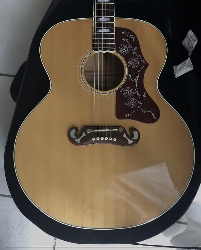 Maya MJ 200 Acoustic guitar Jumbo SJ gibson Rare Japan | Reverb