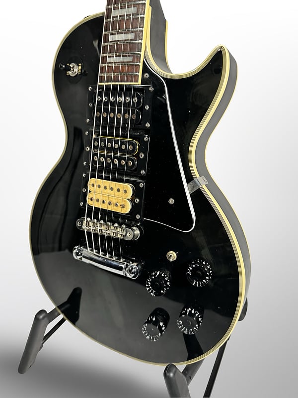Greco Les Paul Custom 1978 3 Pickup *MIJ* - Black | Reverb