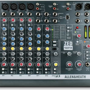 Allen & Heath ZED-10FX 10-channel Mixer with USB Audio Interface and Effects image 3