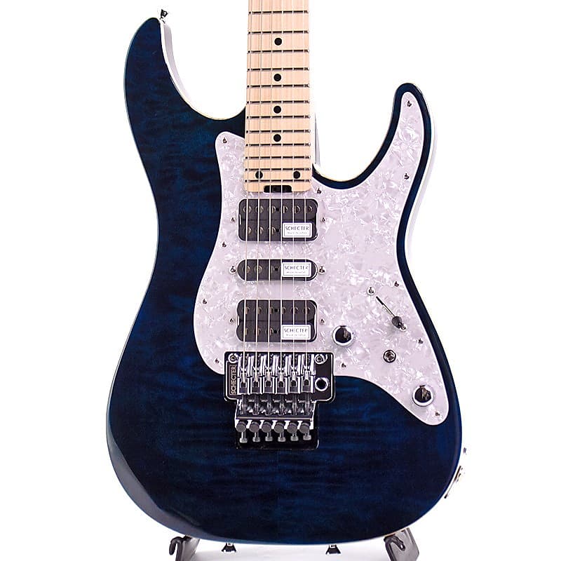 ギター SCHECTER SD-2-24-AL - See thru Blue SCHECTER SD-2-24-AL (See-Thru Blue/Maple) | Reverb Sweden