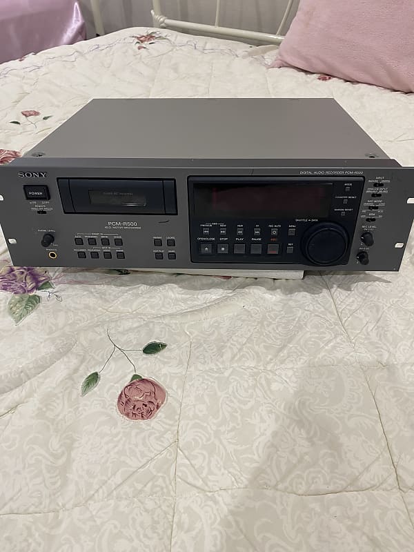 Sony PCMR500 DIGITAL DAT RECORDER/PLAYER 1995 Black Reverb