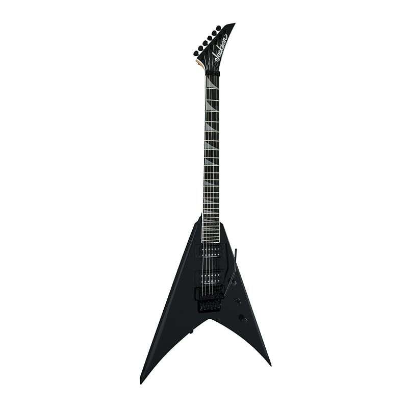 Jackson Pro Series King V KV 6-String Electric Guitar with Ebony Fingerboard and Through-Body Maple Neck (Right-Handed, Deep Black) image 1