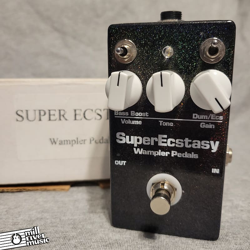 Wampler SuperEcstasy Overdrive Effects Pedal w/ Box Used