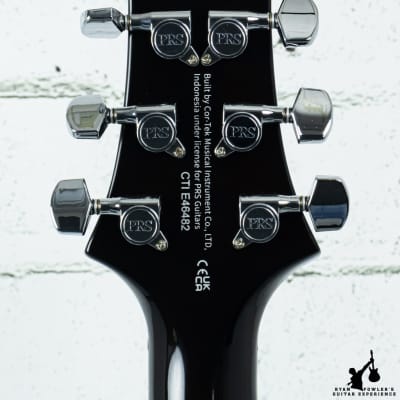 PRS SE Custom 24 Black Gold w/ Bag (#6482) image 7