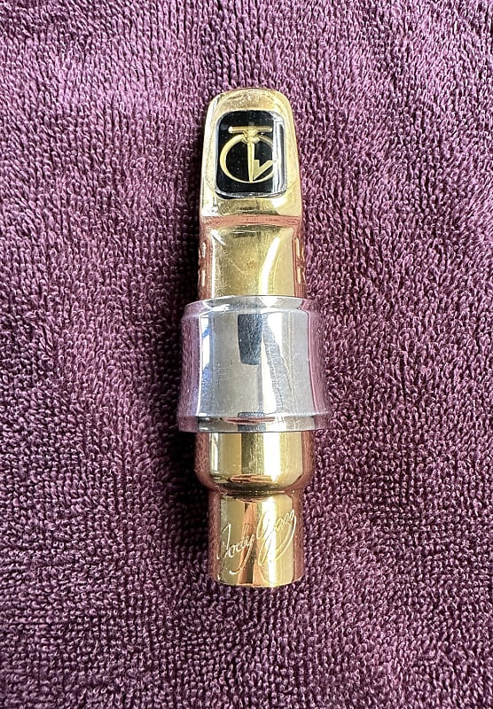 Jody Jazz DV 7* Gold Plated Mouthpiece w/ SILVER POWER RING Reverb