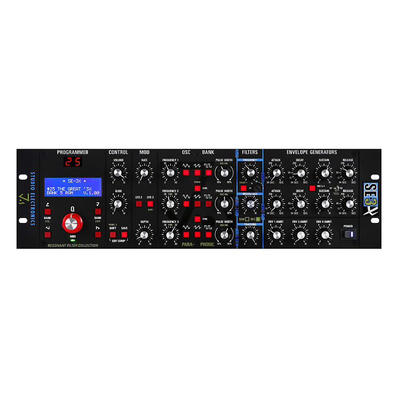 Studio Electronics SE3X Analogue Rackmount Synth Reverb UK