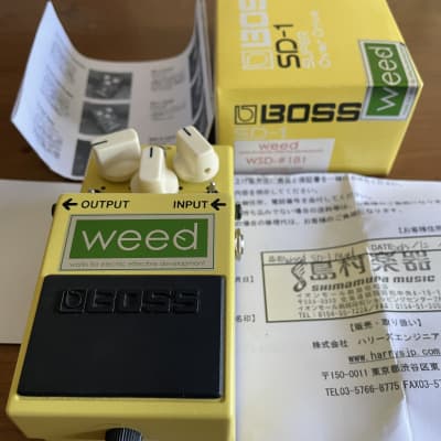BOSS SD-1　WEED MOD Boss SD-1 Super OverDrive (Weed Mod Harry's Engineering