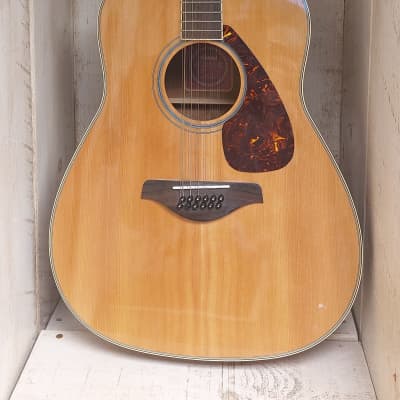 Yamaha FG720S-12 12-String Folk Acoustic Guitar 2010s - Natural for sale