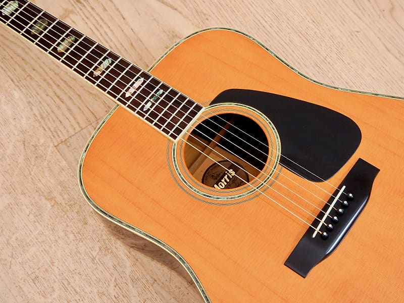 【希少】Morris TF-805 アコースティックギター 1980s Morris TF-805 Vintage Dreadnought Acoustic Guitar Brazilian