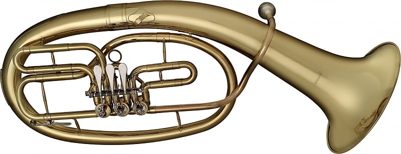 Levante Model LV-BH5605 Bb Pro Baritone Horn with 3 rotary valves in a Case image 1