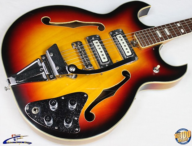 Telestar hollowbody electric guitar top