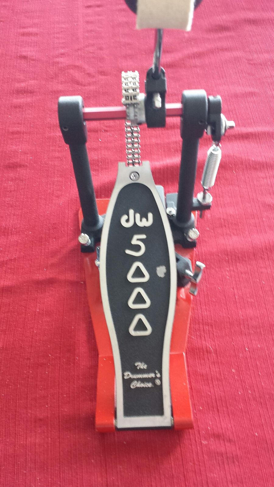 Heel operated bass shop drum pedal