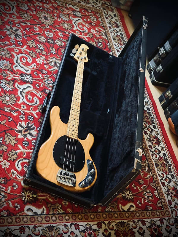 1989 Musicman Stingray Bass in Natural finish with ohsc