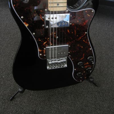 Fender '72 Telecaster Deluxe 2023 - Gloss Black with Tortoise | Reverb