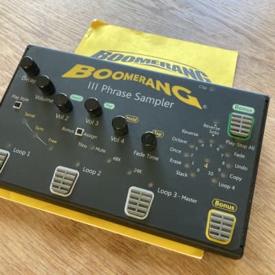 Reverb.com listing, price, conditions, and images for boomerang-iii-phrase-sampler