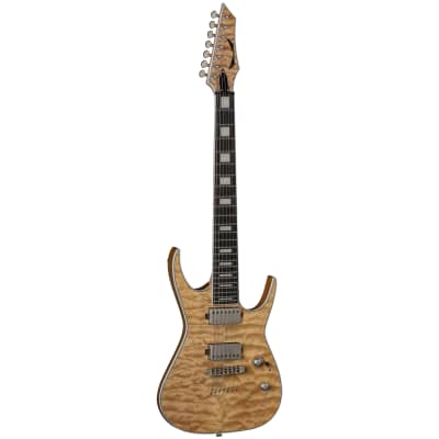 Dean  Exile Select 7 String Quilt Top SN 2020 Quilt Top Satin Natural image 1