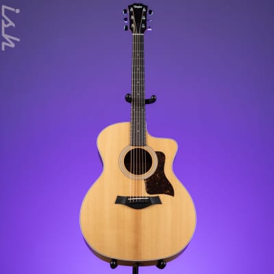 Taylor 214ce Grand Auditorium Acoustic-Electric Guitar Natural image 2