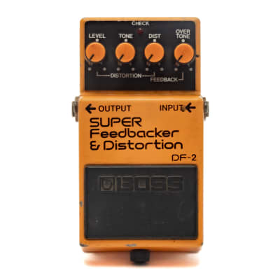 BOSS - DF-2 - Super Feedbacker & Distortion Pedal, Black Label