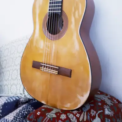 Vintage Juan Estruch 1957 Solid Top Classical Flamenco  Guitar. Finish  *needs sanding back. image 3