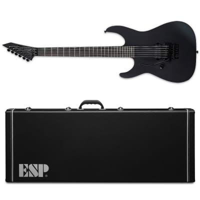 ESP LTD M-Black Metal LH Black Satin BLKS Left-Handed Electric Guitar M Black Metal + ESP HARD CASE! image 1