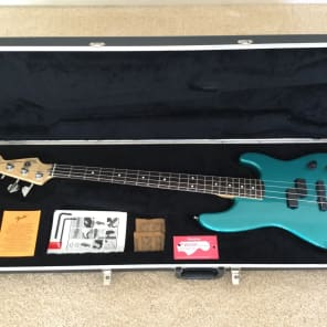 1993 Fender Precision Bass Plus Deluxe, Made in USA, Caribbean Mist, 2nd owner, Excellent Condition Bild 1