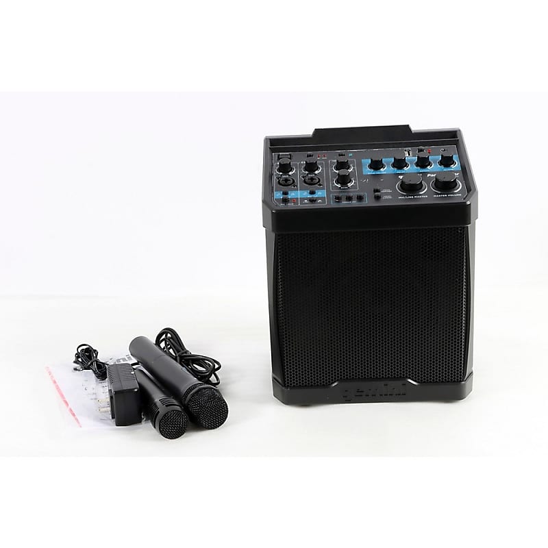 Gemini Party Caster Mini Karaoke System With Handheld Reverb