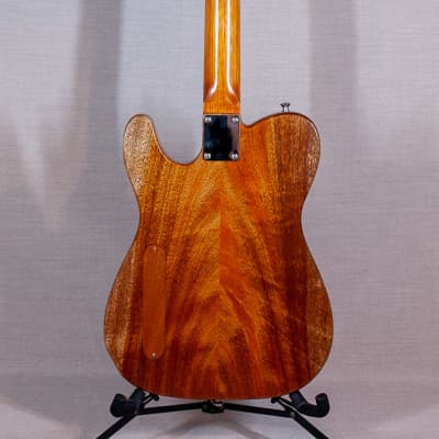 Rice Custom Natural Wood Electric guitar image 5