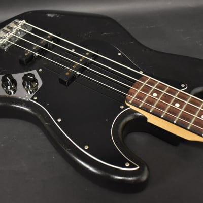 Old Style Guitars Custom Built J-Bass Black w/Gig Bag image 8