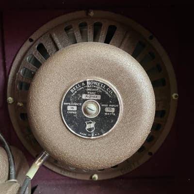 Vintage Bell & Howell Filmosound 1x12” Cab - 15W @ 16 Ohm AlNiCo Jensen Speaker - 1940’s/1950’s Made In USA image 10