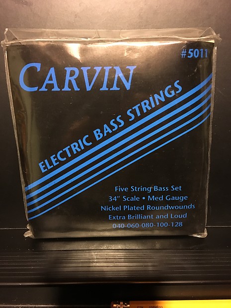 Carvin bass strings best sale