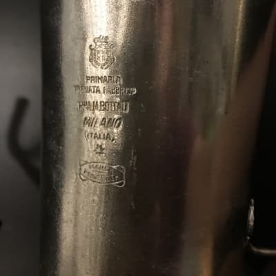 Baritone Saxophone Silver Primaria Premiata 1920-1930s | Reverb