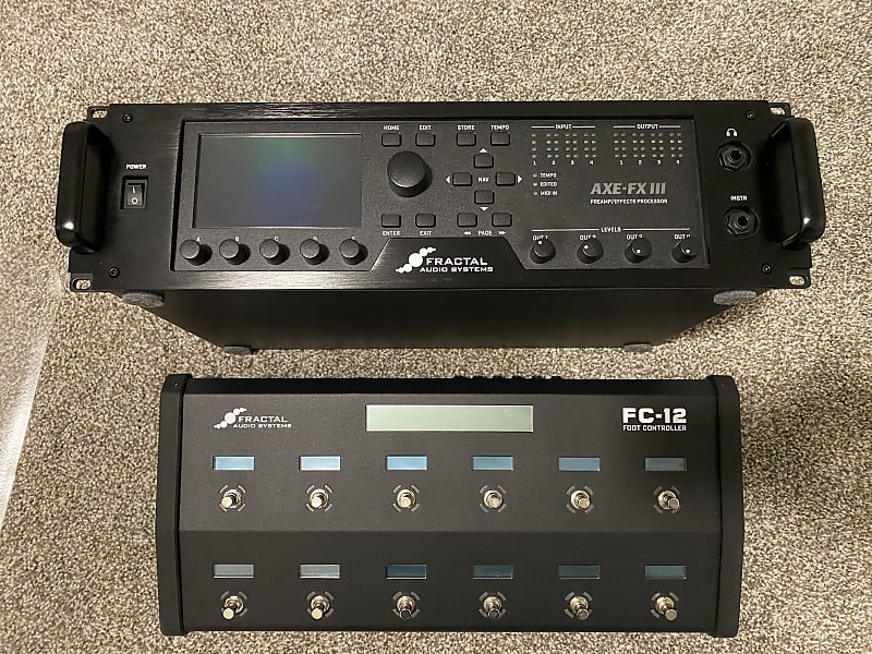 Fractal AxeFx lll with Fc-12