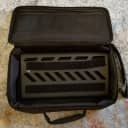 Gator pedal board 15.75" x 7" with carrying case and patch cables