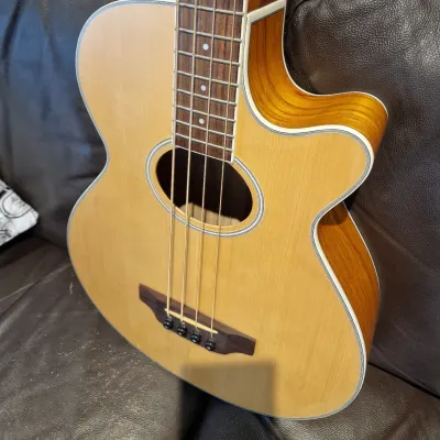 Crafter BA400EQ Electro-Acoustic Bass with Hard Case. Excellent Condition. image 4