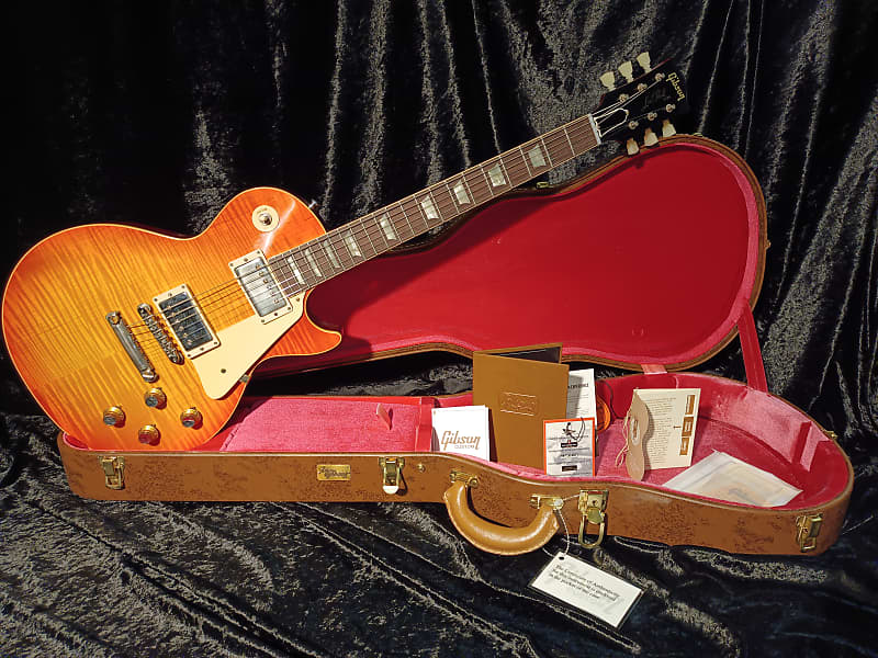 Gibson CS 1960 Les Paul Standard Reissue VOS Washed Tangerine Burstt 2024 image 1