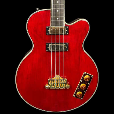 Epiphone Allen Woody Rumblekat Bass Guitar in Wine Red for sale