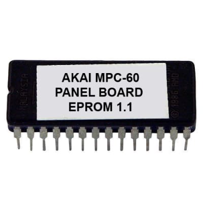 Akai MPC 60 Panel Board 379650J Eprom version 1.1 Firmware Rom Chip MPC60 Sample