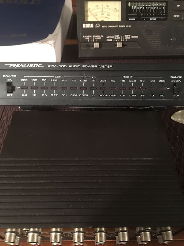 Realistic APM 500 Audio Power Meter 1975 Black Reverb