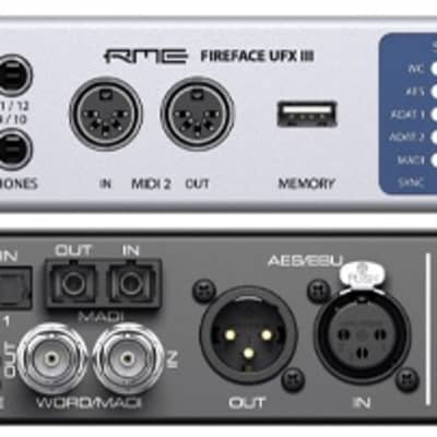 RME UFX III MADI USB 3 Flagship Audio Interface image 2