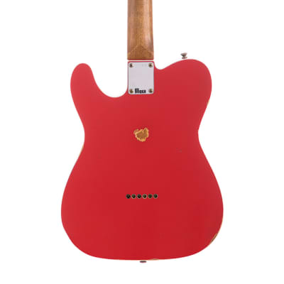 Fender Custom Shop 1960 Bound Telecaster Relic, Lark Custom - Hot Rod Red (992) image 5