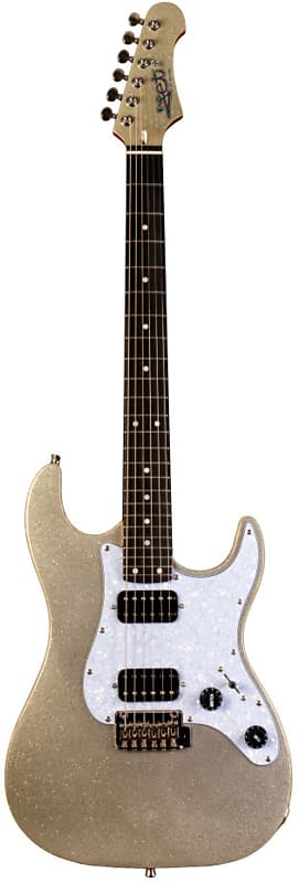 Jet Guitars JS-500-SLS HH Silver Sparkle - Roasted Maple | Reverb UK