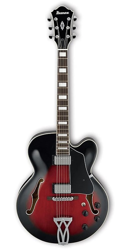 Ibanez AF75 Artcore Hollowbody Electric Guitar in Transparent Red Sunburst image 1
